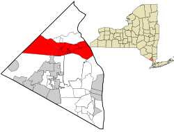 Rockland County New York incorporated and unincorporated areas Haverstraw highlighted